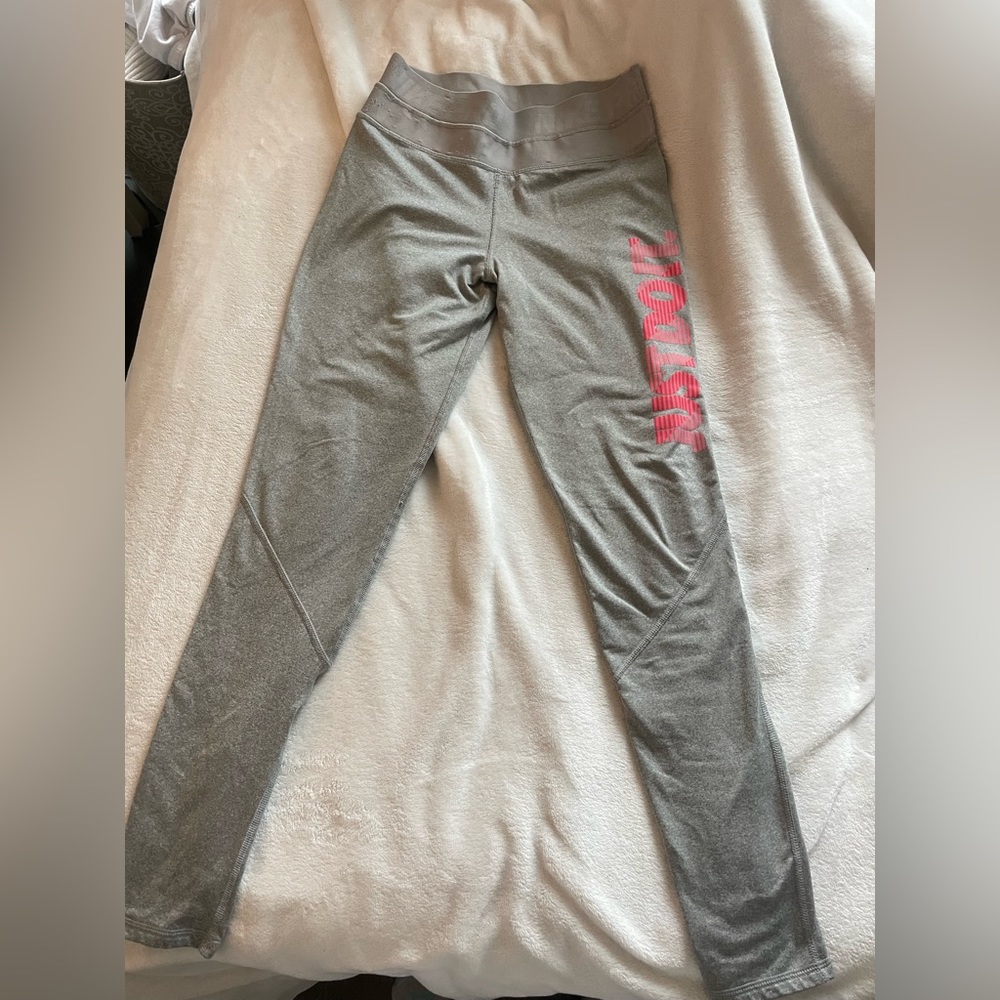 Grey Nike workout pants